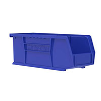 AkroBins® 10-7/8 Inch (in) Outside Length (L) and 4-1/8 Inch (in) Outside Width (W) Industry-Leading Hanging and Stacking Bin - 3