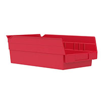 11-5/8 Inch (in) Outside Length (L) and 6-5/8 Inch (in) Outside Width (W) Shelf Bin