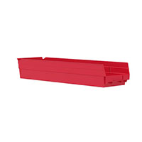 23-5/8 Inch (in) Outside Length (L) and 6-5/8 Inch (in) Outside Width (W) Shelf Bin