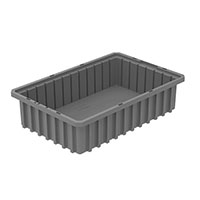 Akro-Grid 16-1/2 Inch (in) Outside Length (L), 10-7/8 Inch (in) Outside Width (W), and 4 Inch (in) Outside Height (H) Dividable Container - 2