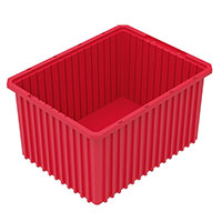 Akro-Grid 22-1/2 Inch (in) Outside Length (L), 17-1/2 Inch (in) Outside Width (W), and 12 Inch (in) Outside Height (H) Dividable Container - 3