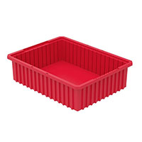 Akro-Grid 22-3/8 Inch (in) Outside Length (L), 17-3/8 Inch (in) Outside Width (W), and 6 Inch (in) Outside Height (H) Dividable Container - 3