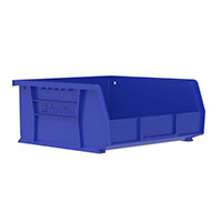 AkroBins® 10-7/8 Inch (in) Outside Length (L) and 11 Inch (in) Outside Width (W) Industry-Leading Hanging and Stacking Bin - 3