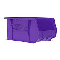 AkroBins® 14-3/4 Inch (in) Outside Length (L) and 8-1/4 Inch (in) Outside Width (W) Industry-Leading Hanging and Stacking Bin - 8