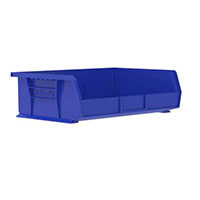 AkroBins® 10-7/8 Inch (in) Outside Length (L) and 16-1/2 Inch (in) Outside Width (W) Industry-Leading Hanging and Stacking Bin - 3