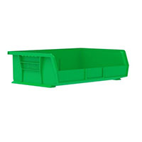 AkroBins® 10-7/8 Inch (in) Outside Length (L) and 16-1/2 Inch (in) Outside Width (W) Industry-Leading Hanging and Stacking Bin - 5