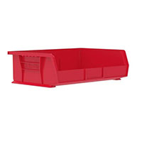 AkroBins® 10-7/8 Inch (in) Outside Length (L) and 16-1/2 Inch (in) Outside Width (W) Industry-Leading Hanging and Stacking Bin
