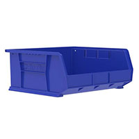 AkroBins® 14-3/4 Inch (in) Outside Length (L) and 16-1/2 Inch (in) Outside Width (W) Industry-Leading Hanging and Stacking Bin - 3