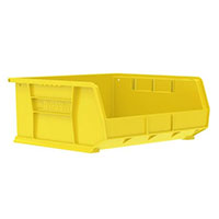 AkroBins® 14-3/4 Inch (in) Outside Length (L) and 16-1/2 Inch (in) Outside Width (W) Industry-Leading Hanging and Stacking Bin - 2