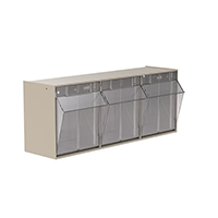 TiltView® 3-Bin Storage Bin