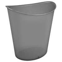 <!--3 Gallon/11.4 Liter Oval Wastebasket (Gray)-->