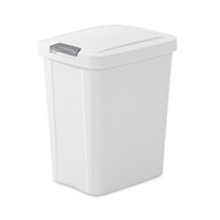 <!--7.5 Gallon/28 Liter TouchTop™ Wastebasket (White)-->