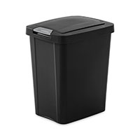 <!--7.5 Gallon/28 Liter TouchTop™ Wastebasket (Black)-->