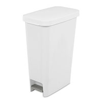 <!--11 Gallon/42 Liter Slim StepOn Wastebasket-->