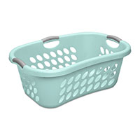 1.25 Bushel/44 Liter Ultra™ HipHold Laundry Basket (Aqua) 1.25 Bushel/44 Liter Ultra™ HipHold Laundry Basket (Aqua)