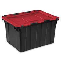 12 Gallon/45 Liter Hinged Lid Industrial Tote 12 Gallon/45 Liter Hinged Lid Industrial Tote
