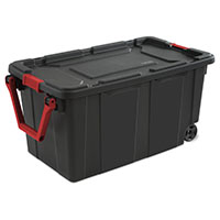 40 Gallon/151 Liter Wheeled Industrial Tote