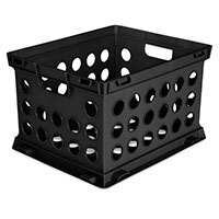 Black File Crate Black File Crate