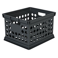 Black Storage Crate