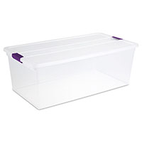 110 Quart/104 Liter ClearView™ Latch Box