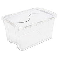 48 Quart/45 Liter Hinged Lid Storage Box
