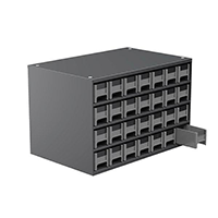 19 Series 2-3/16 Inch (in) Drawer Width (W) and 2-1/16 Inch (in) Drawer Height (H) Steel Storage Cabinet