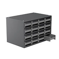 19 Series 4 Inch (in) Drawer Width (W) and 2-1/8 Inch (in) Drawer Height (H) Steel Storage Cabinet