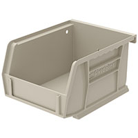 AkroBins® 5-3/8 Inch (in) Outside Length (L) and 4-1/8 Inch (in) Outside Width (W) Industry-Leading Hanging and Stacking Bin - 4