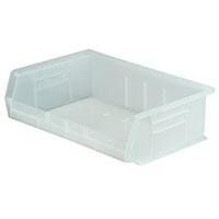 AkroBins® 10-7/8 Inch (in) Outside Length (L) and 16-1/2 Inch (in) Outside Width (W) Industry-Leading Hanging and Stacking Bin - 6