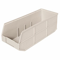 AkroBins® 1800 Series 20-1/2 Inch (in) Outside Length (L) and 11 Inch (in) Outside Width (W) Stackable Shelf Bin