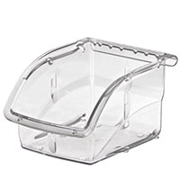 InSight® 5-3/8 Inch (in) Outside Length (L) and 4-1/8 Inch (in) Outside Width (W) Ultra-Clear Polycarbonate Bin InSight® 5-3/8 Inch (in) Outside Length (L) and 4-1/8 Inch (in) Outside Width (W) Ultra-Clear Polycarbonate Bin