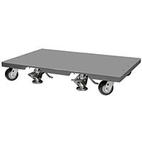 AkroBins® 37 Inch (in) Length (L) and 6 Inch (in) Width (W) Gray Floor Rack Dolly for 30661