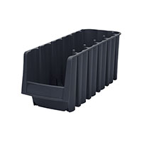 17-7/8 Inch (in) Outside Length (L) and 6-5/8 Inch (in) Outside Width (W) Nesting and Stacking Shelf Economy Bin