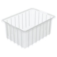 Akro-Grid 10-7/8 Inch (in) Outside Length (L), 8-1/4 Inch (in) Outside Width (W), and 5 Inch (in) Outside Height (H) Dividable Container - 4