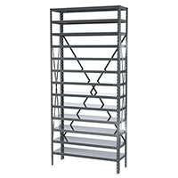 12 Inch (in) Shelf Depth Steel Shelving with No Bins