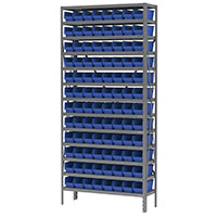 12 Inch (in) Shelf Depth Super-Size AkroBin Steel Shelving with 30120 Bins