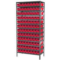 18 Inch (in) Shelf Depth Super-Size AkroBin Steel Shelving with 30128 Bins - 4