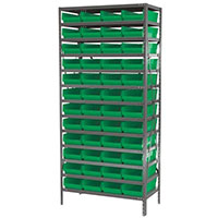 18 Inch (in) Shelf Depth Super-Size AkroBin Steel Shelving with 30158 Bins - 3