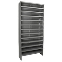 18 Inch (in) Shelf Depth Enclosed Steel Shelving No AkroDrawers
