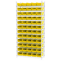 74 Inch (in) Shelf Height Wire Shelving with 30130 Bin - 5
