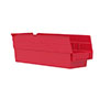 11-5/8 Inch (in) Outside Length (L) and 4-1/8 Inch (in) Outside Width (W) Shelf Bin