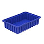 Akro-Grid 16-1/2 Inch (in) Outside Length (L), 10-7/8 Inch (in) Outside Width (W), and 4 Inch (in) Outside Height (H) Dividable Container