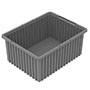 Akro-Grid 22-3/8 Inch (in) Outside Length (L), 17-3/8 Inch (in) Outside Width (W), and 10 Inch (in) Outside Height (H) Dividable Container - 2