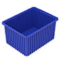 Akro-Grid 22-1/2 Inch (in) Outside Length (L), 17-1/2 Inch (in) Outside Width (W), and 12 Inch (in) Outside Height (H) Dividable Container