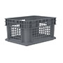 15-3/4 Inch (in) Outside Length (L), 11-3/4 Inch (in) Outside Width (W) and 8-1/4 Inch (in) Outside Height (H) Straight Wall Industrial Reusable Container 15-3/4 Inch (in) Outside Length (L), 11-3/4 Inch (in) Outside Width (W) and 8-1/4 Inch (in) Outside Height (H) Straight Wall Industrial Reusable Container