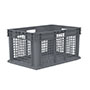 23-3/4 Inch (in) Outside Length (L), 15-3/4 Inch (in) Outside Width (W) and 12-1/4 Inch (in) Outside Height (H) Straight Wall Industrial Reusable Container