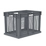 23-3/4 Inch (in) Outside Length (L), 15-3/4 Inch (in) Outside Width (W) and 16-1/8 Inch (in) Outside Height (H) Straight Wall Industrial Reusable Container