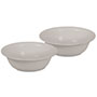 Set of Two 49 Ounce/1.4 Liter Bowls (Gray)
