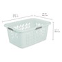 2 Bushel/71 Liter Laundry Basket (12029M06) - 2