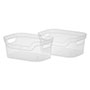 Set of 2 Small Open Bins